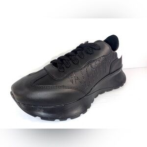 Valentino Reginal Black and White Sneakers